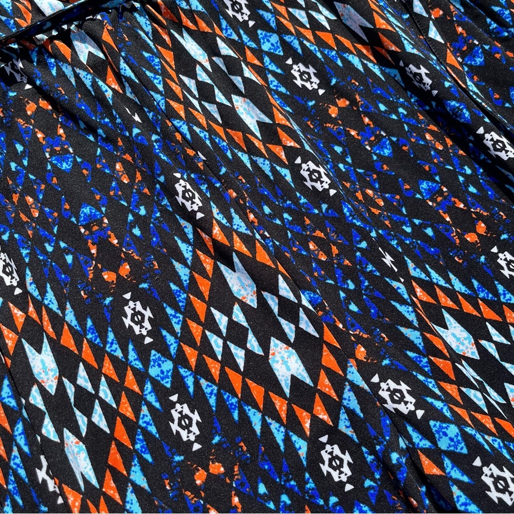 Aztec Pattern Jumpsuit Romper - Picture 6 of 7